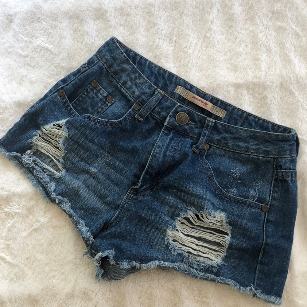 High waisted shorts